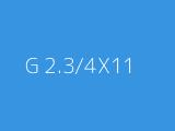 G 2.3/4X11 